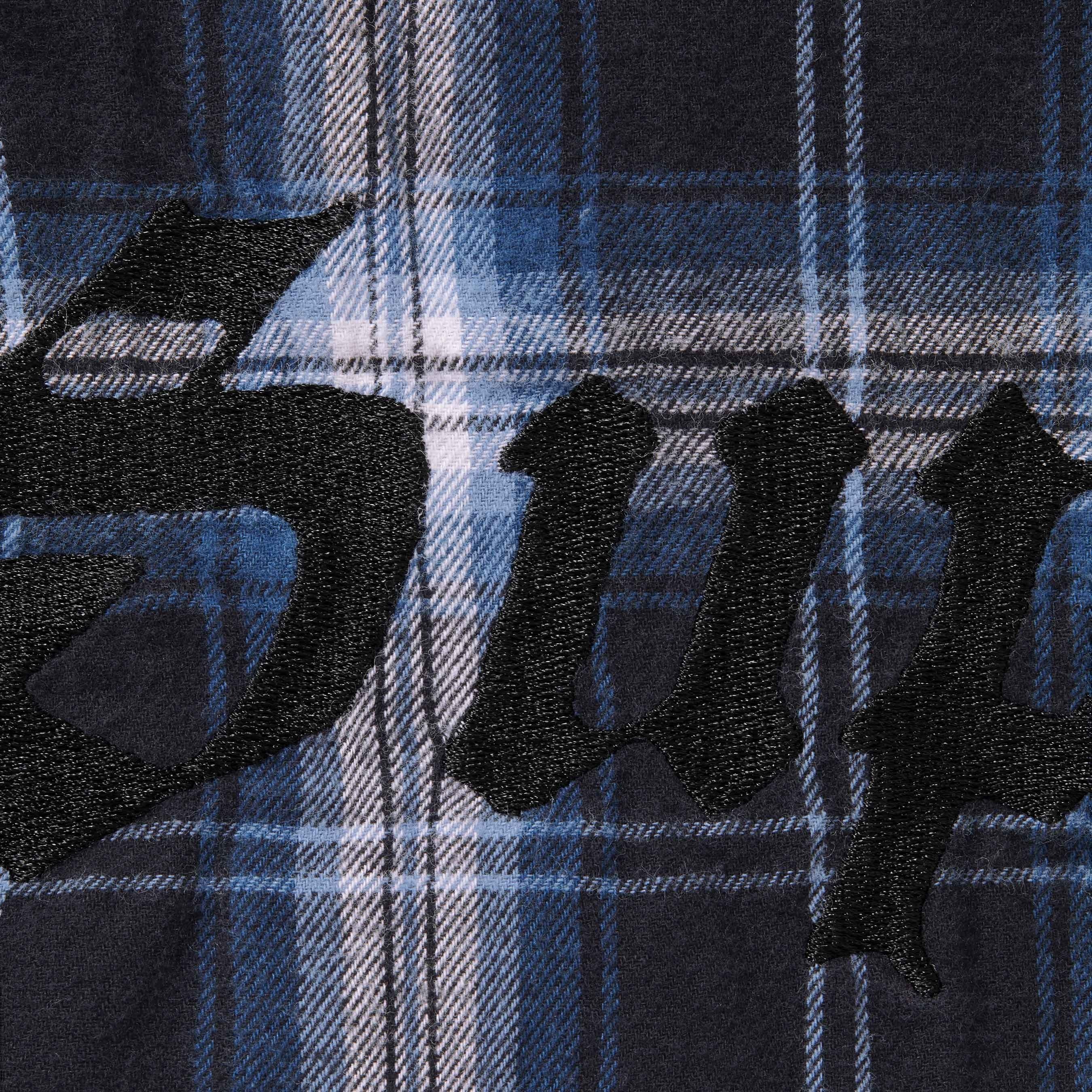 Lined Zip Up Hooded Flannel Shirt view 5